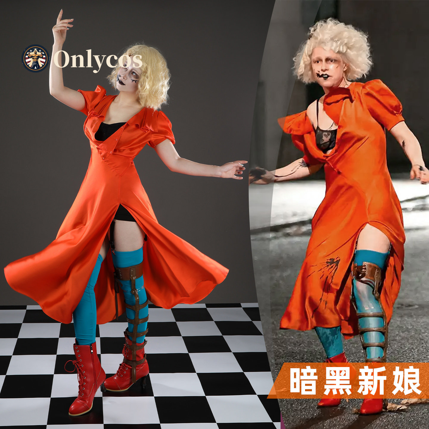 Anime Cosplay Costumes Female - Gelin! Mary Shelley Cosplay Kostümü Rol