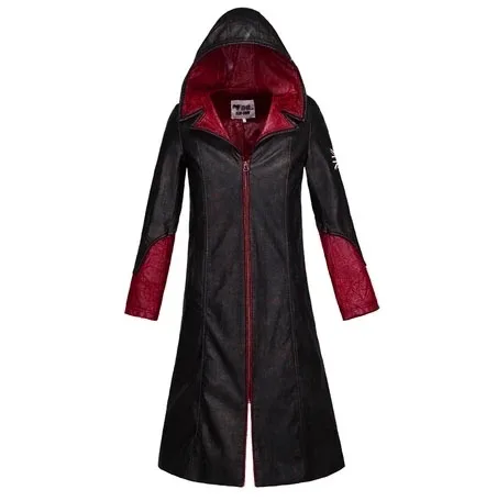 Fullmetal Alchemist Coat - Cosplay Kostüm Deri Siper Uzun Ceket