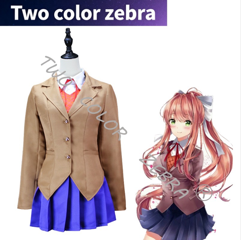 Anime Cosplay Kostüm - Doki Doki Literatür kulübü Rollenspiel Kostüm