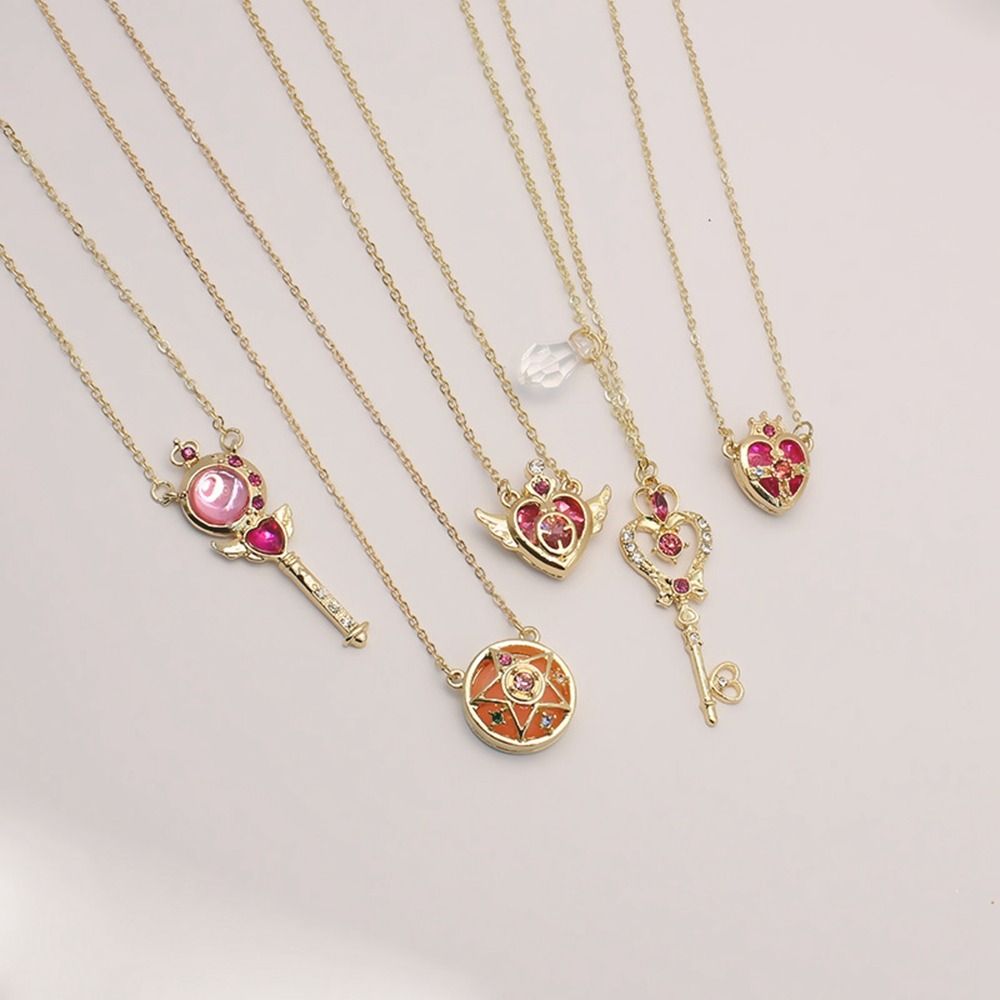 Sailor Moon Wand - Kristal Anime kolye sevimli Cosplay sahne