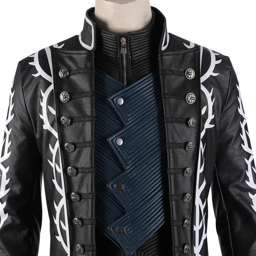 Fullmetal Alchemist Coat - Oyun DMC 5 Vergil Cosplay Kostüm