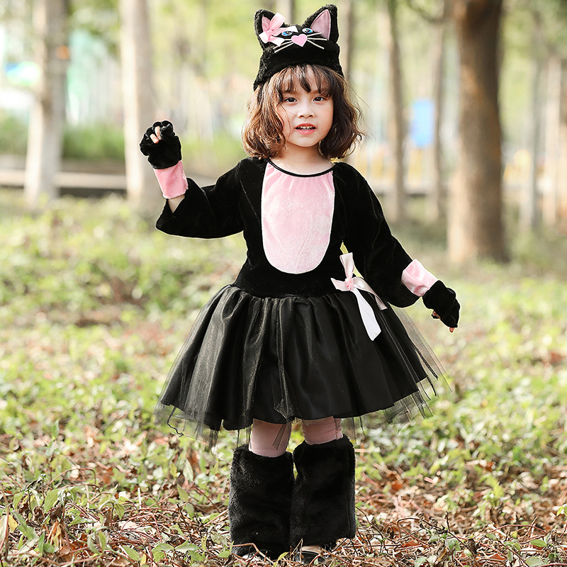Anime Cosplay Girl Photo - Yeni Cadılar Bayramı Siyah Kedi Cosplay