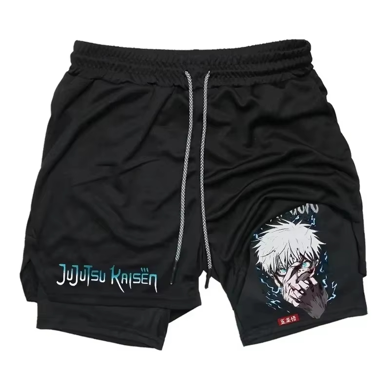 Quick Anime Cosplay - Jujutsu Kaisen Yaz Şort Erkek Anime