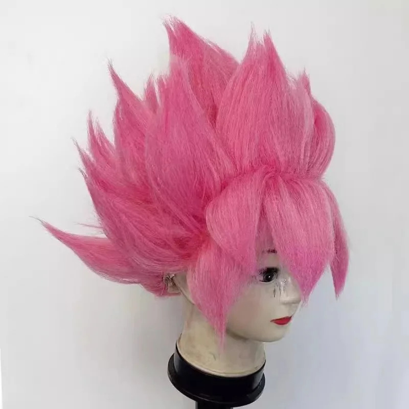 Cosplay Anime Pink Hair - DY20JP Anime Goku Siyah Cosplay Kostüm