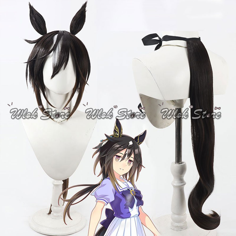 Anime Cosplay Long Black Hair - Umamusume Pretty Derby Stay Gold Cosplay