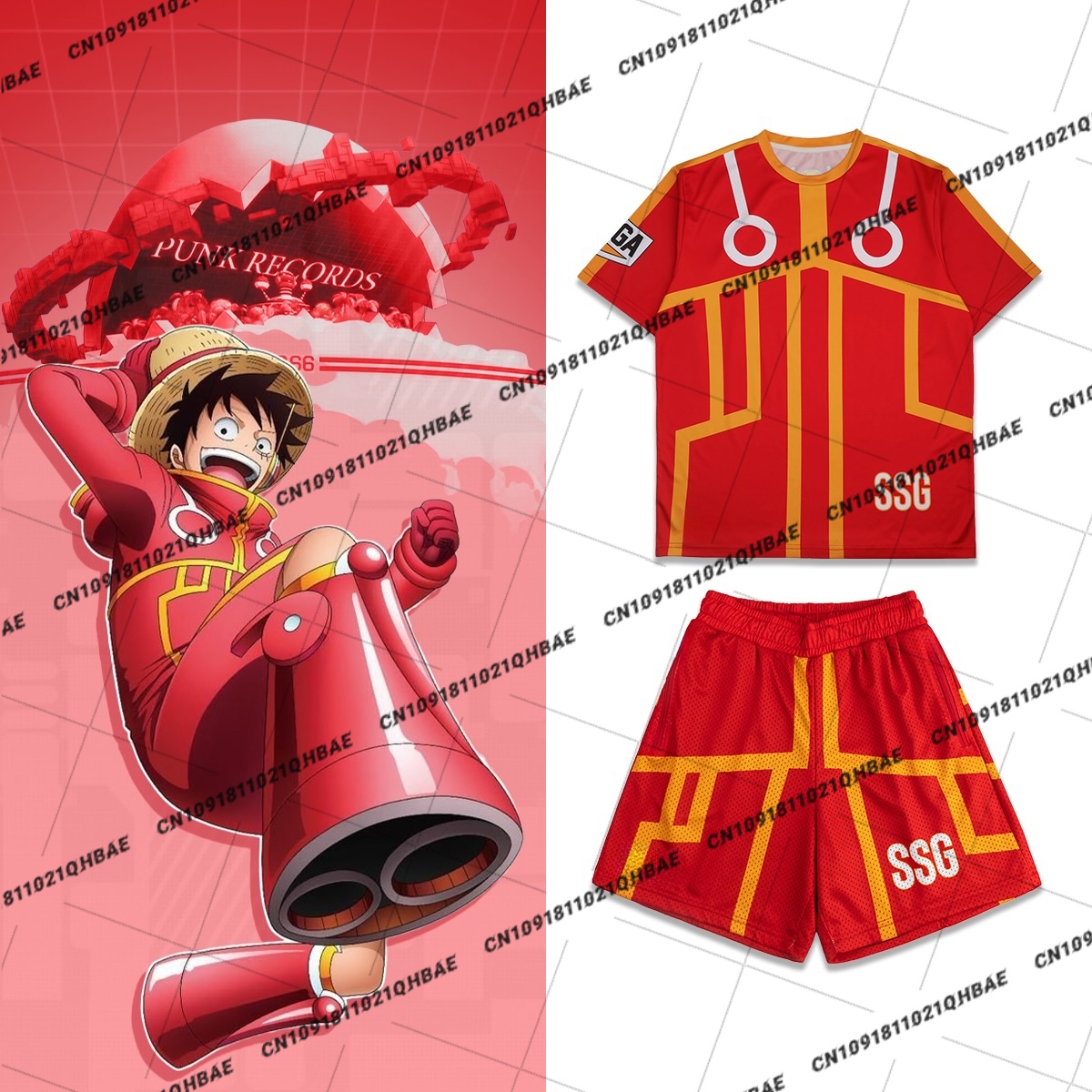 Anime Cosplay And Costumes - Yeni Egghead Adası Monkey D. Luffy