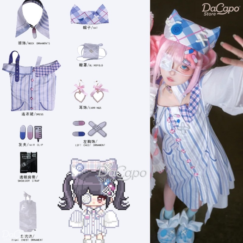 Anime Cosplay Girl Ideas - Oyun Infinity Nikki Cosplay Kostüm Peruk