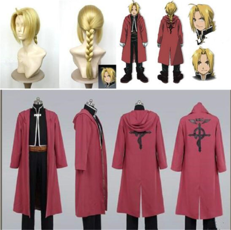 Fullmetal Alchemist Coat - Fullmetal Alchemist Edward Elric Cosplay Kostümleri