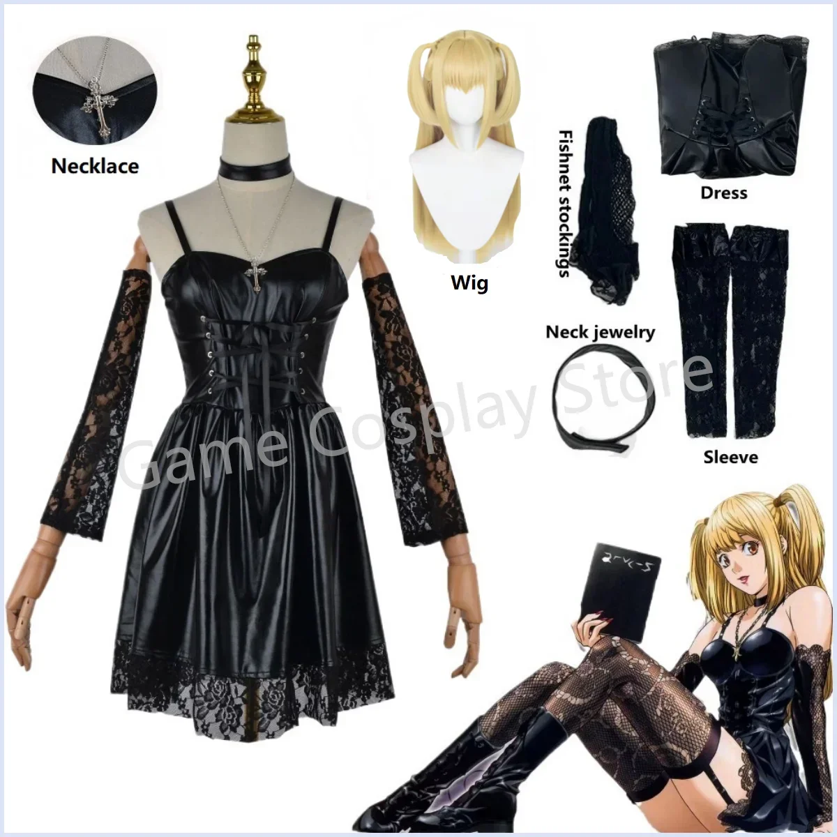Violet Evergarden Dress - Misa Amane Cosplay Kostüm Death Note