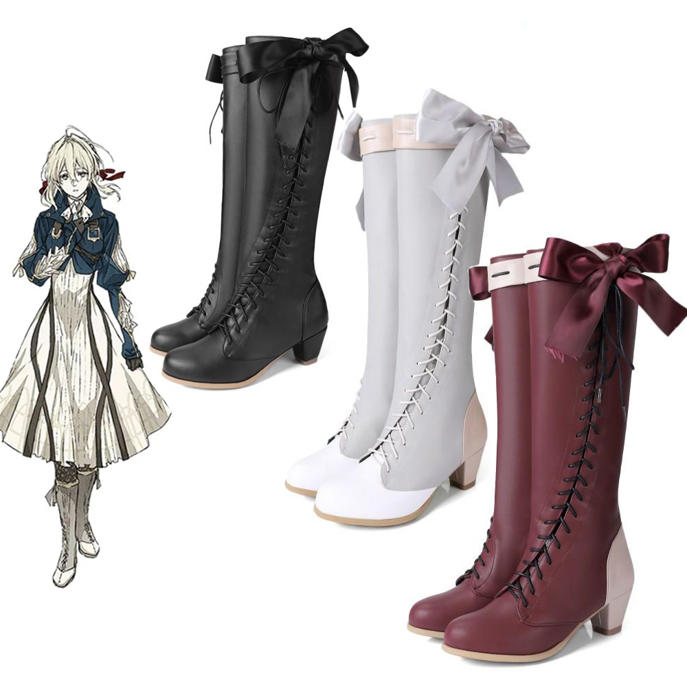 Violet Evergarden Dress - Menekşe Evergarden Anime Karakterler Ayakkabı Cosplay