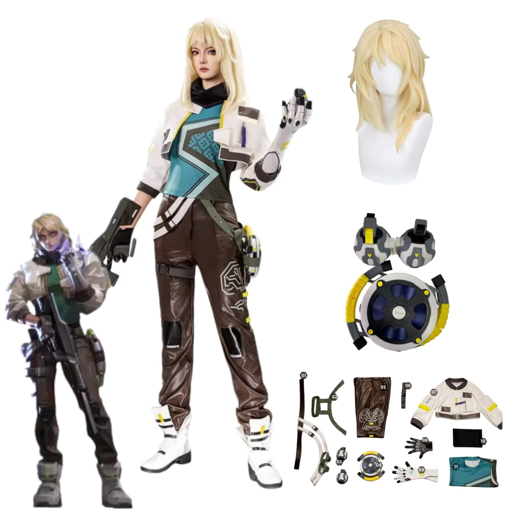 Anime Cosplay Women - Deadlock Cosplay Kostüm Aksesuarları VALORANT Deadlock