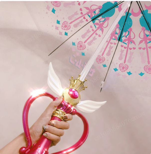 Sailor Moon Wand - Prenses Sevimli Anime Işıklı Sailor Moon