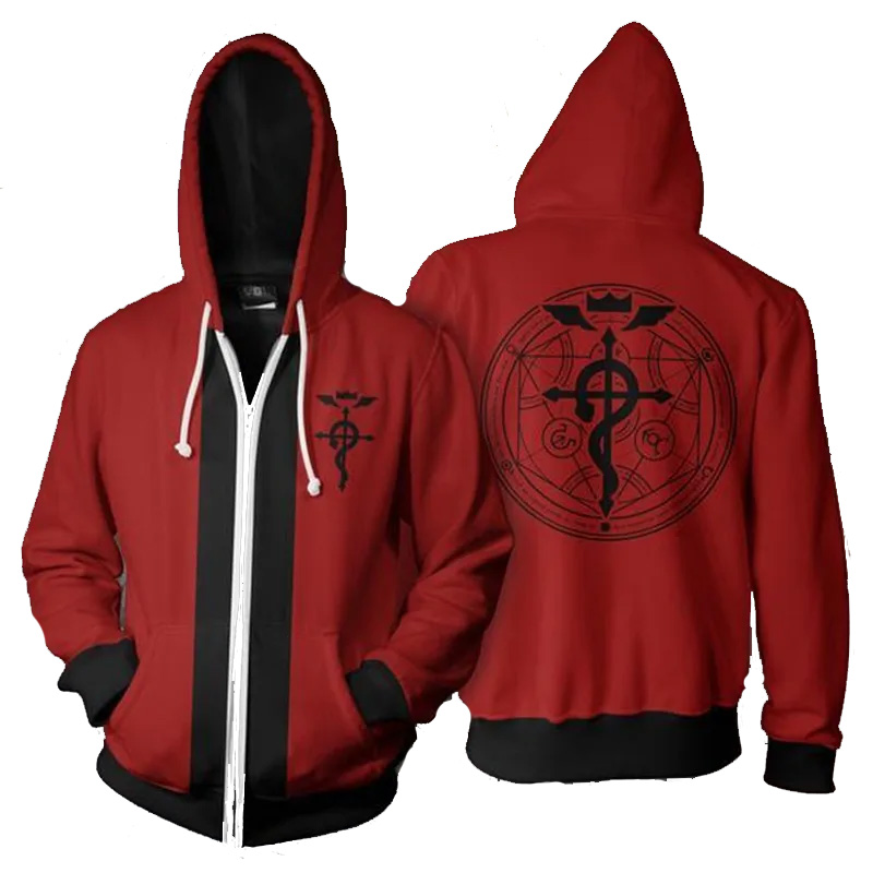 Anime aledward Edward Hoodie E - Fullmetal Alchemist Coat incelemesi ve fiyatı