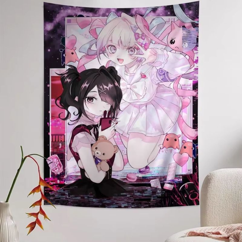 VIKAMA Pembe Anime Kız Gobleni - Anime Cosplay Girl Photo incelemesi ve fiyatı