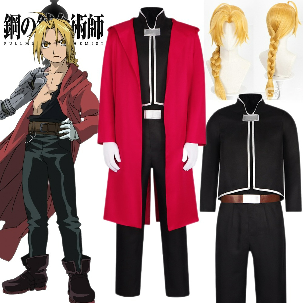 Fullmetal Edward Elric Cosplay - Fullmetal Alchemist Coat incelemesi ve fiyatı
