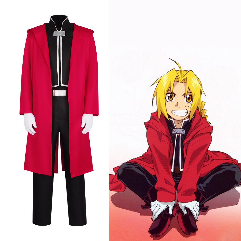 Fullmetal Edward Elric Cosplay - Fullmetal Alchemist Coat incelemesi ve fiyatı