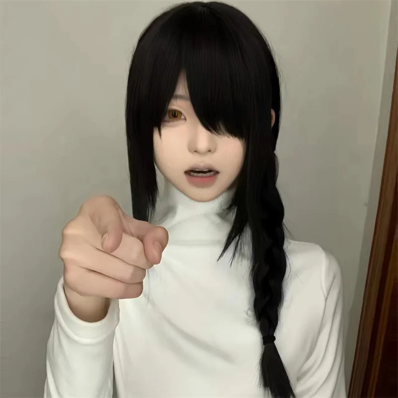 Anime Chainsaw Man Nayuta Yeti - Anime Cosplay Long Black Hair incelemesi ve fiyatı