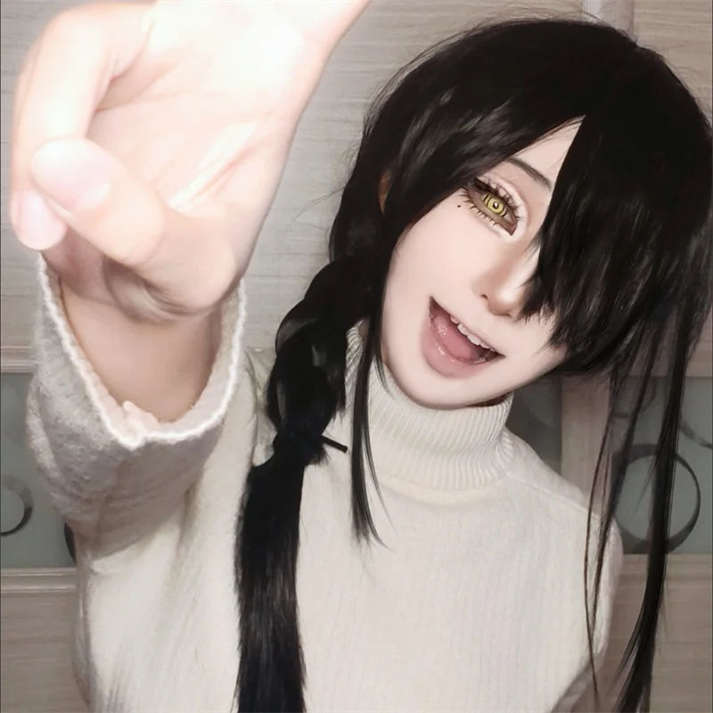 Anime Chainsaw Man Nayuta Yeti - Anime Cosplay Long Black Hair incelemesi ve fiyatı