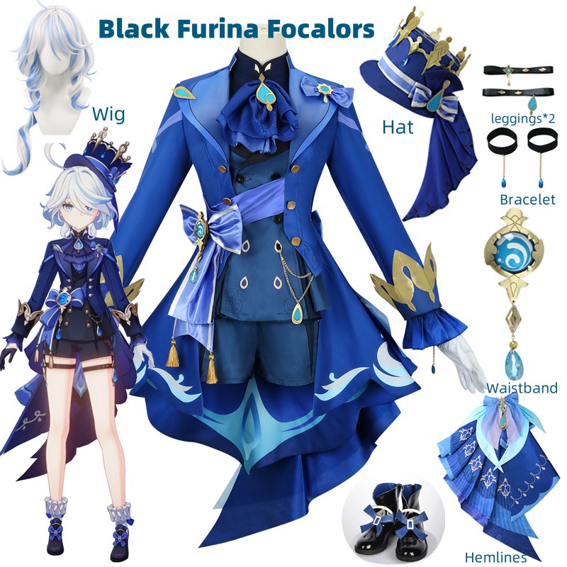 Furina Cosplay Kostüm Peruk Sa - Violet Evergarden Dress incelemesi ve fiyatı