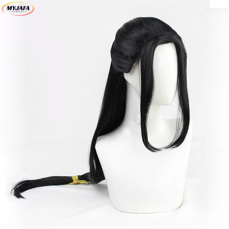 CyJin Guangyao Cosplay Peruk J - Anime Cosplay Long Black Hair incelemesi ve fiyatı