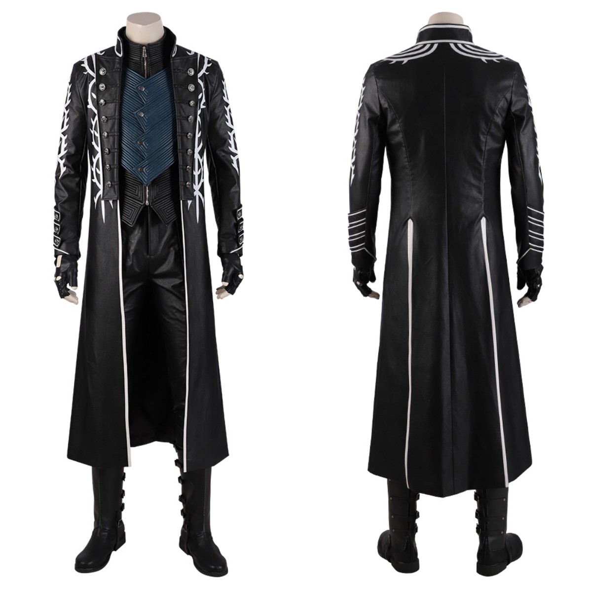 Oyun DMC 5 Vergil Cosplay Kost - Fullmetal Alchemist Coat incelemesi ve fiyatı