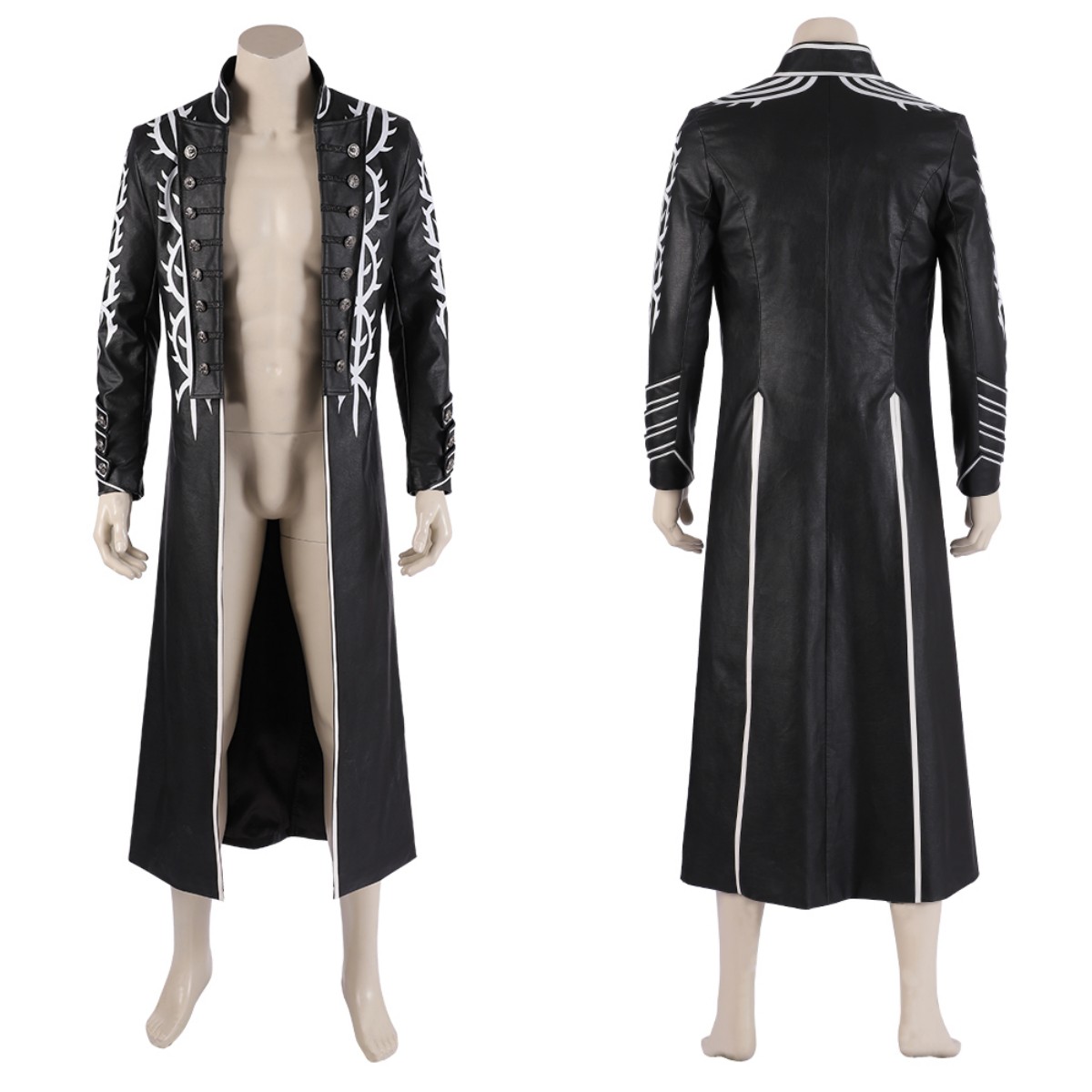 Oyun DMC 5 Vergil Cosplay Kost - Fullmetal Alchemist Coat incelemesi ve fiyatı
