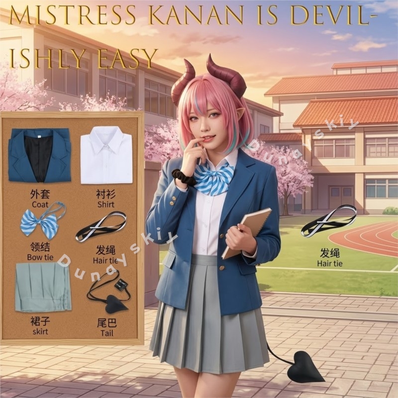 Metres Kanan Şeytani Şekilde K - Easy Female Anime Cosplay incelemesi ve fiyatı