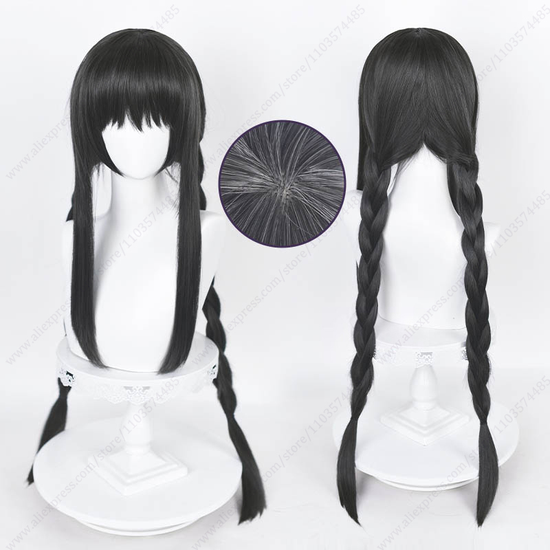 Akemi Homura 90cm uzun düz siy - Anime Cosplay Long Black Hair incelemesi ve fiyatı