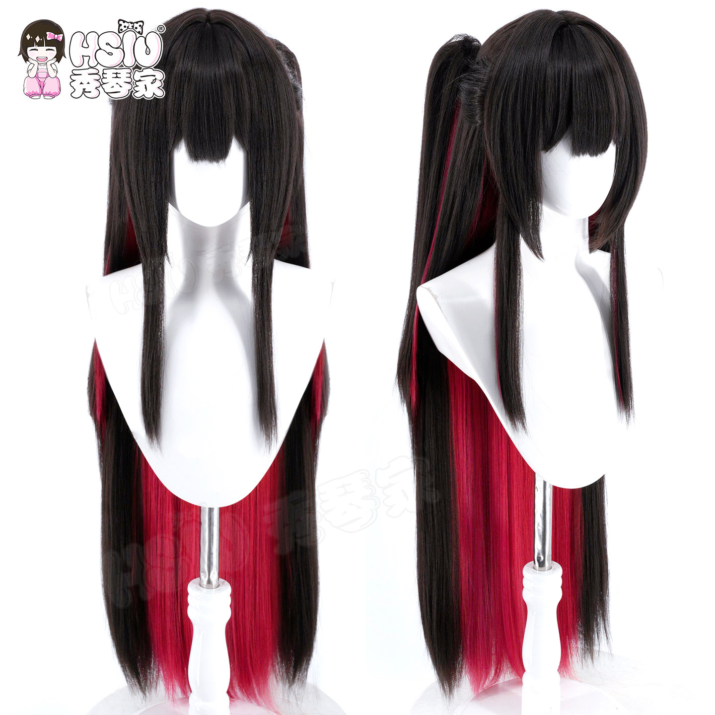 HSIU Game Azur Lane Hatsuzuki  - Anime Cosplay Long Black Hair incelemesi ve fiyatı