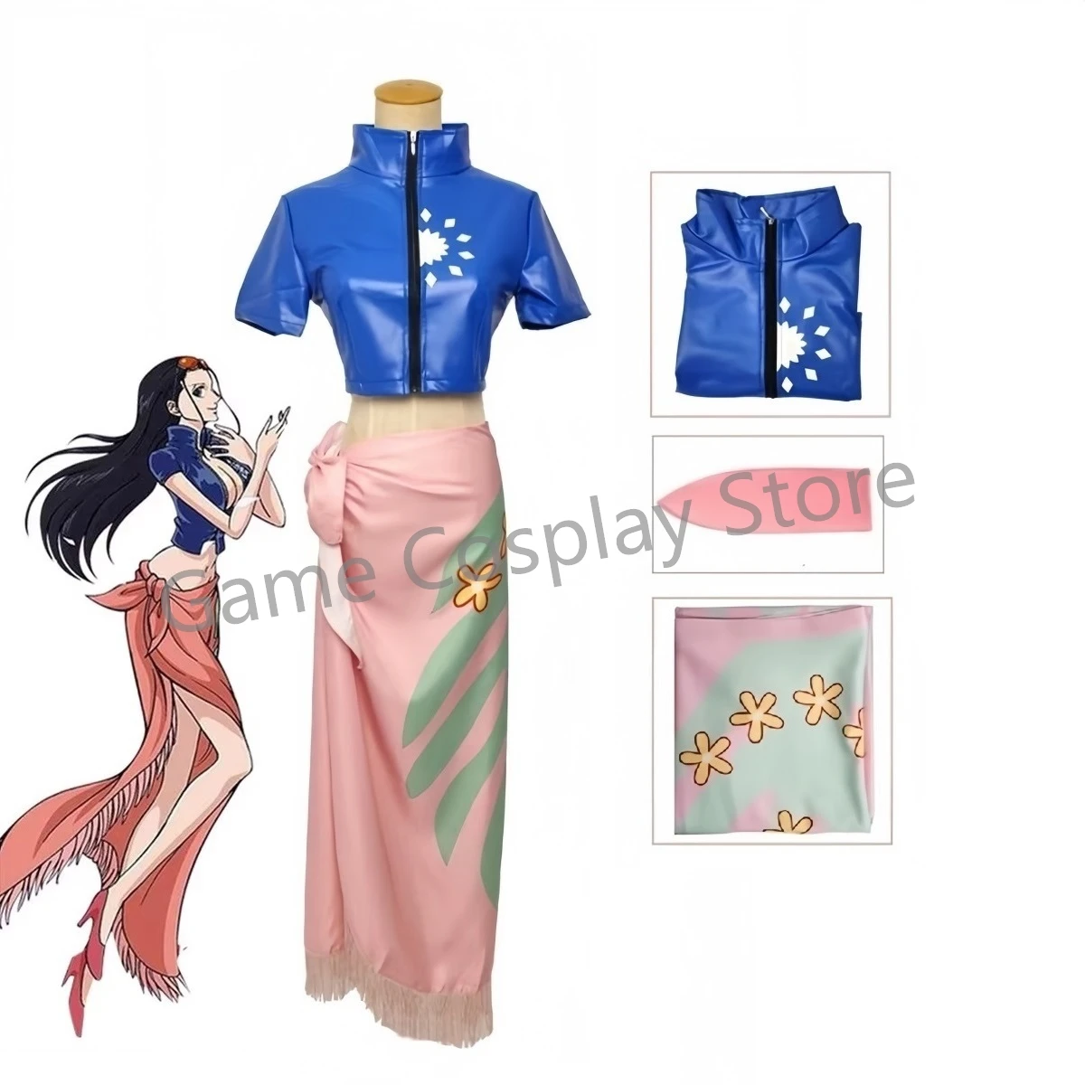 Nico Robin Cosplay kostüm kıya - Violet Evergarden Dress incelemesi ve fiyatı