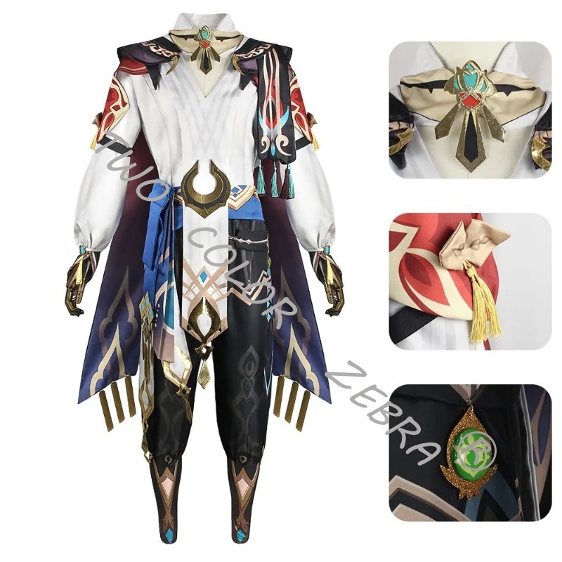 Spiel Genshin Etki Kaveh Cospl - Anime Cosplay Kostüm incelemesi ve fiyatı