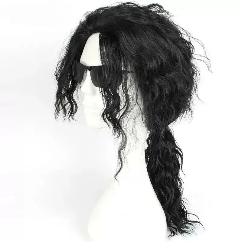 MJ Michael Cosplay Siyah Peruk - Anime Cosplay Long Black Hair incelemesi ve fiyatı
