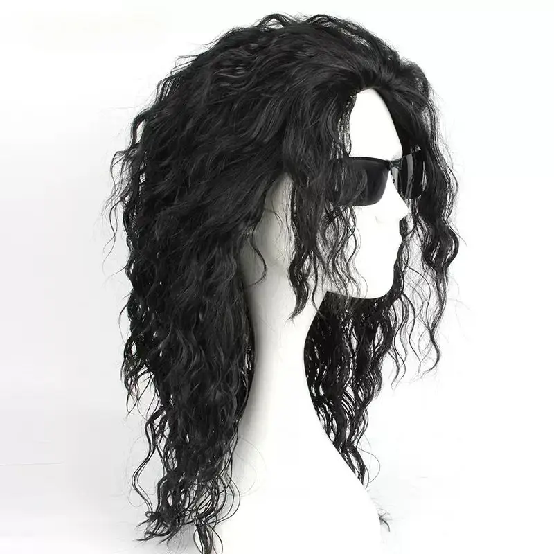 MJ Michael Cosplay Siyah Peruk - Anime Cosplay Long Black Hair incelemesi ve fiyatı