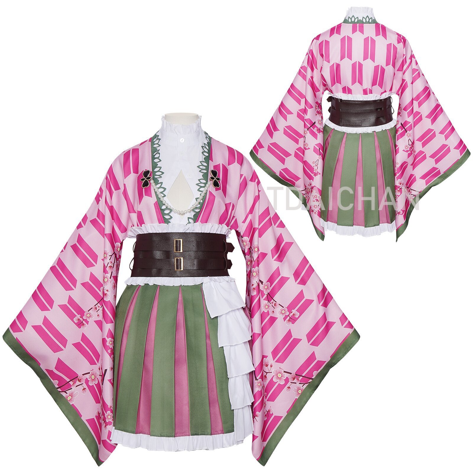 Anime Kanroji Mitsuri Cosplay  - Cosplay Anime Pink Hair incelemesi ve fiyatı
