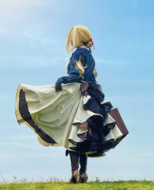 Violet Evergarden Cosplay Kost - Violet Evergarden Dress incelemesi ve fiyatı