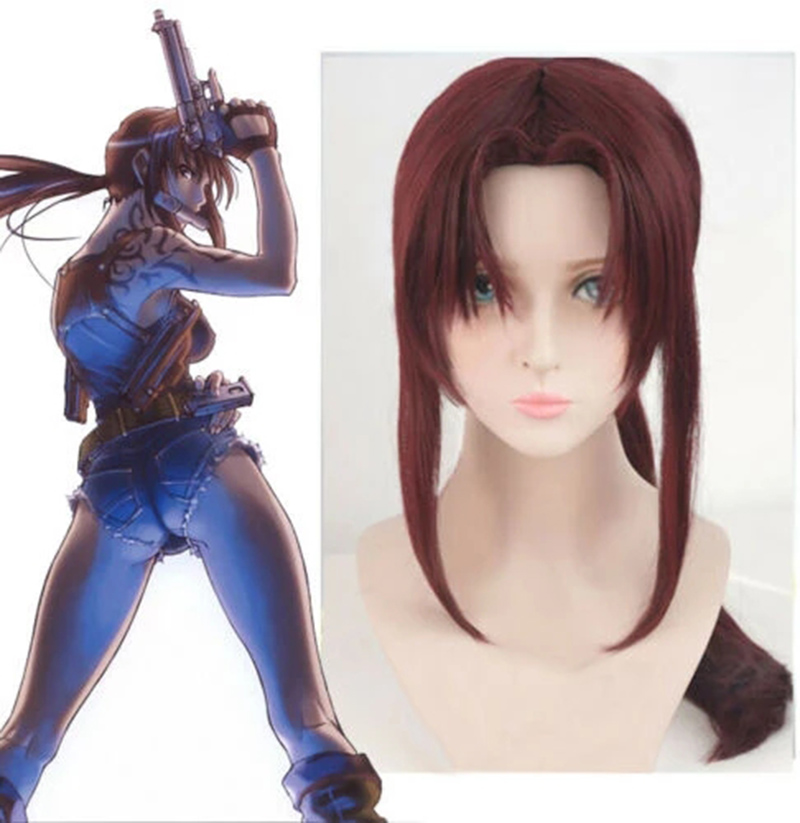 Yeni siyah lagün Rebecca Revy  - Anime Cosplay Long Black Hair incelemesi ve fiyatı