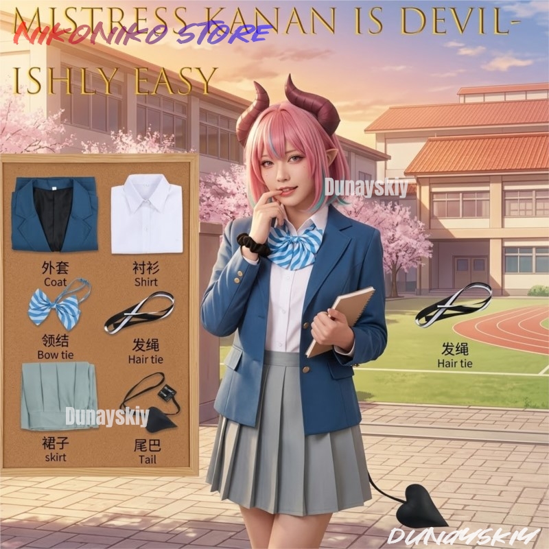 Metres Kanan Şeytani Şekilde K - Easy Female Anime Cosplay incelemesi ve fiyatı