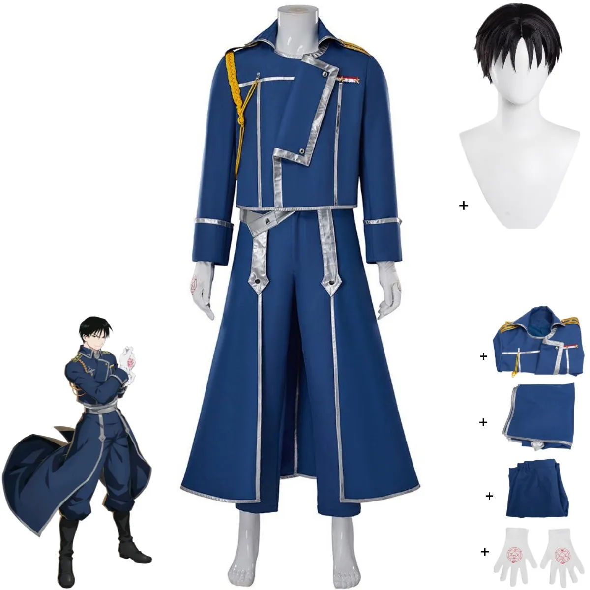 Anime Fullmetal Alchemist Roy  - Fullmetal Alchemist Coat incelemesi ve fiyatı