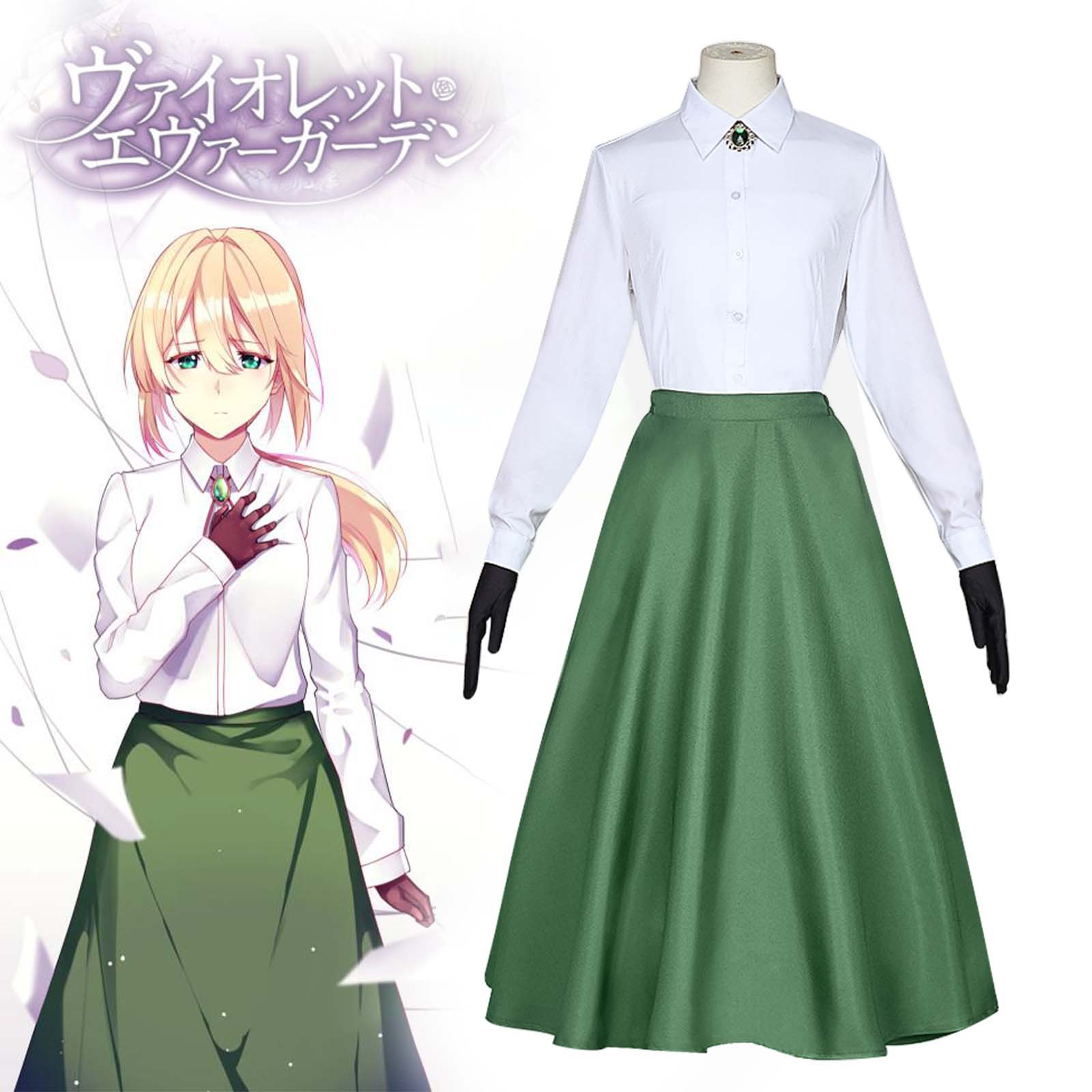 Violet Evergarden Cosplay Kost - Violet Evergarden Dress incelemesi ve fiyatı