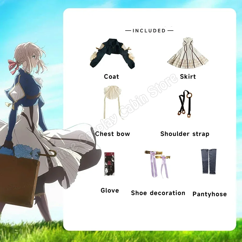 Anime Violet Evergarden Cospla - Violet Evergarden Dress incelemesi ve fiyatı