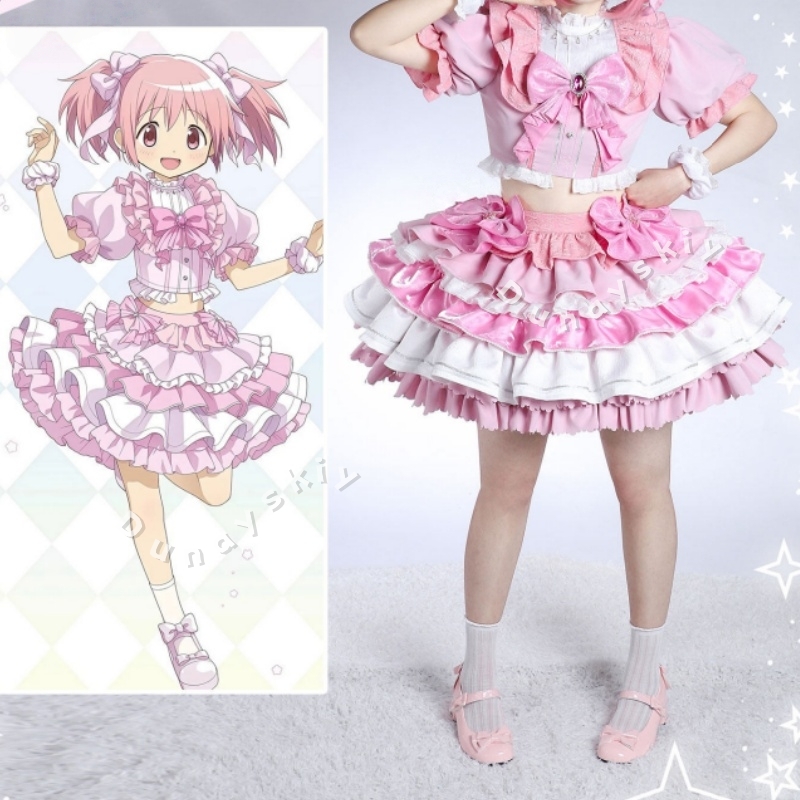 Puella Magi Madoka Magica Kana - Cosplay Anime Pink Hair incelemesi ve fiyatı