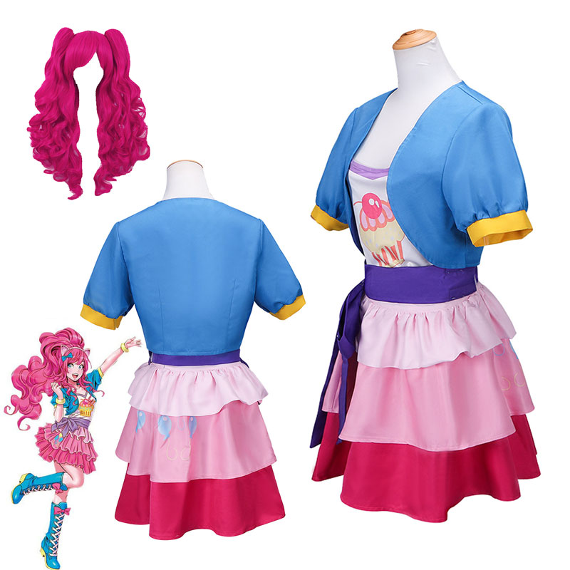Anime Little Pony Pinkie Pie C - Anime Cosplay Little Girl incelemesi ve fiyatı