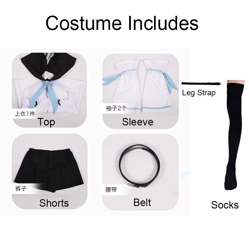 Vtuber Shirakami Fubuki Cospla - Anime Cosplay Meme incelemesi ve fiyatı