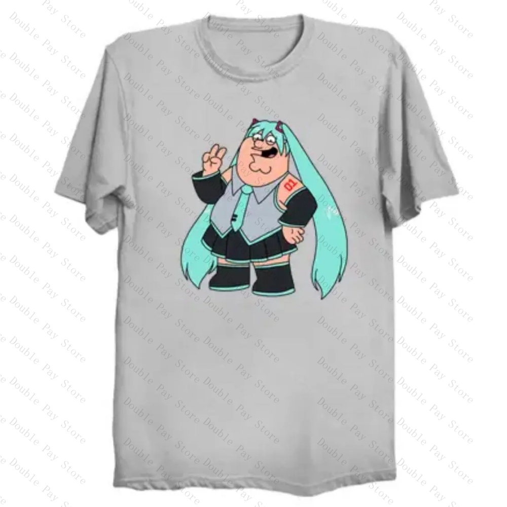 Peter Griffin Miku Meme T-Shir - Anime Cosplay Meme incelemesi ve fiyatı