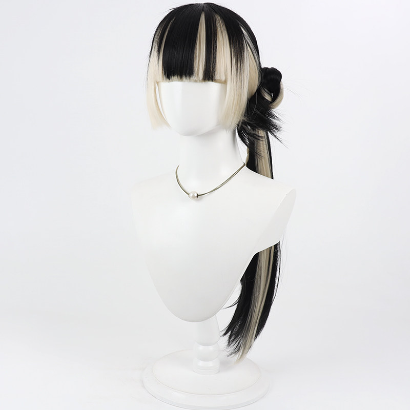 Juufuutei Raden Cosplay Peruk  - Anime Cosplay Long Black Hair incelemesi ve fiyatı