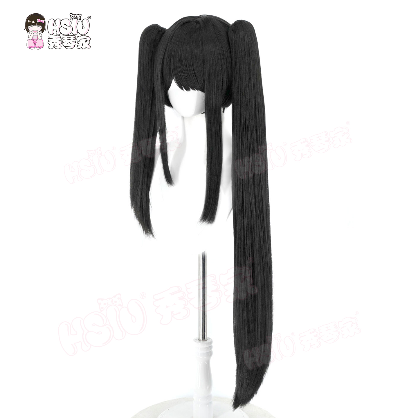 Date A Live Tokisaki Kurumi Co - Anime Cosplay Long Black Hair incelemesi ve fiyatı