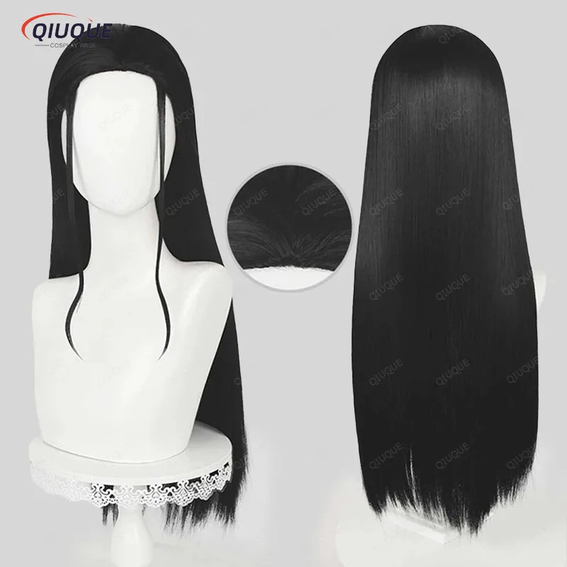 Nico Robin Cosplay Siyah Uzun  - Anime Cosplay Long Black Hair incelemesi ve fiyatı