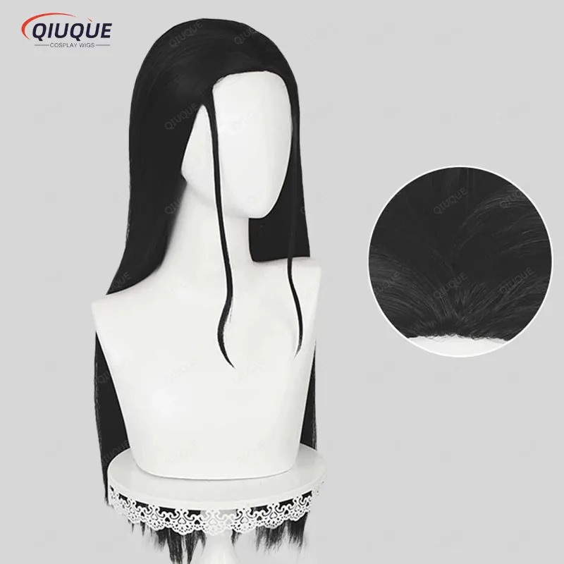 Nico Robin Cosplay Siyah Uzun  - Anime Cosplay Long Black Hair incelemesi ve fiyatı