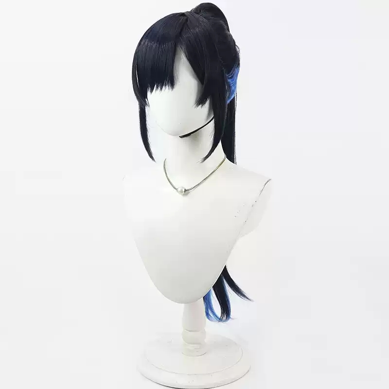 Project Sekai Renkli Sahne Shi - Anime Cosplay Long Black Hair incelemesi ve fiyatı