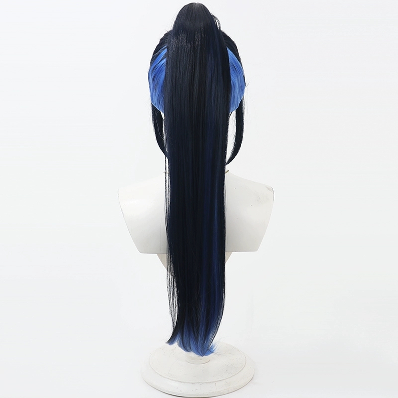 Project Sekai Renkli Sahne Shi - Anime Cosplay Long Black Hair incelemesi ve fiyatı